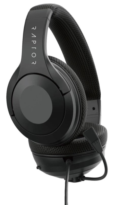 Raptor Gaming - Casque de jeu stéréo filaire H300 Noir pour PS4/PS5, Xbox Series X|S et Windows 10/11 - flash vidéo