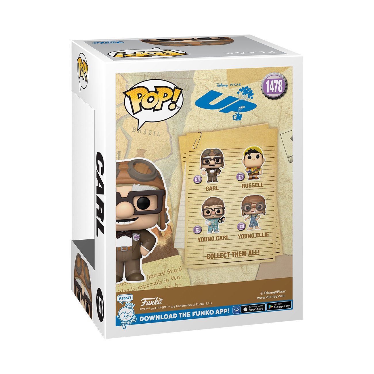 Funko Pop! Disney Pixar: Up - Carl - flash vidéo