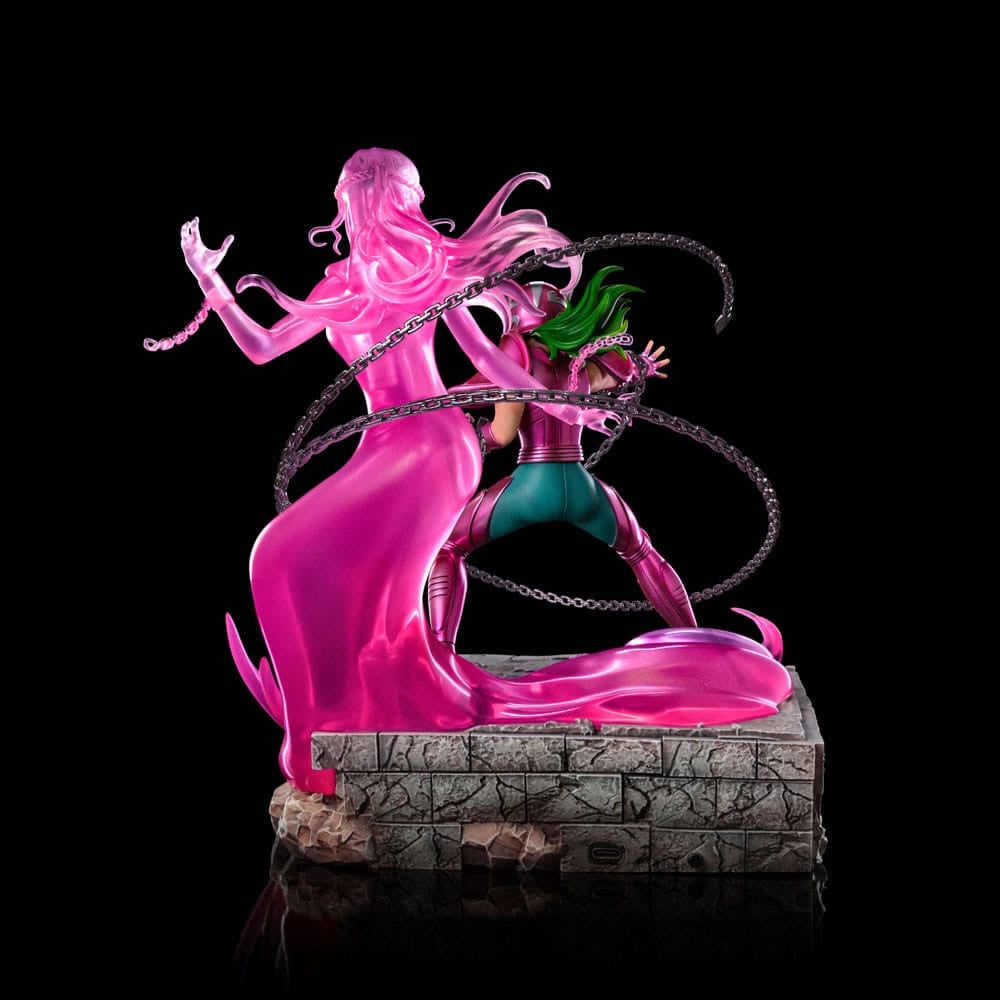 Iron Studios - Deluxe Art Scale 1/10 - Saint Seiya - Andromeda Shun Statue 23cm - flash vidéo
