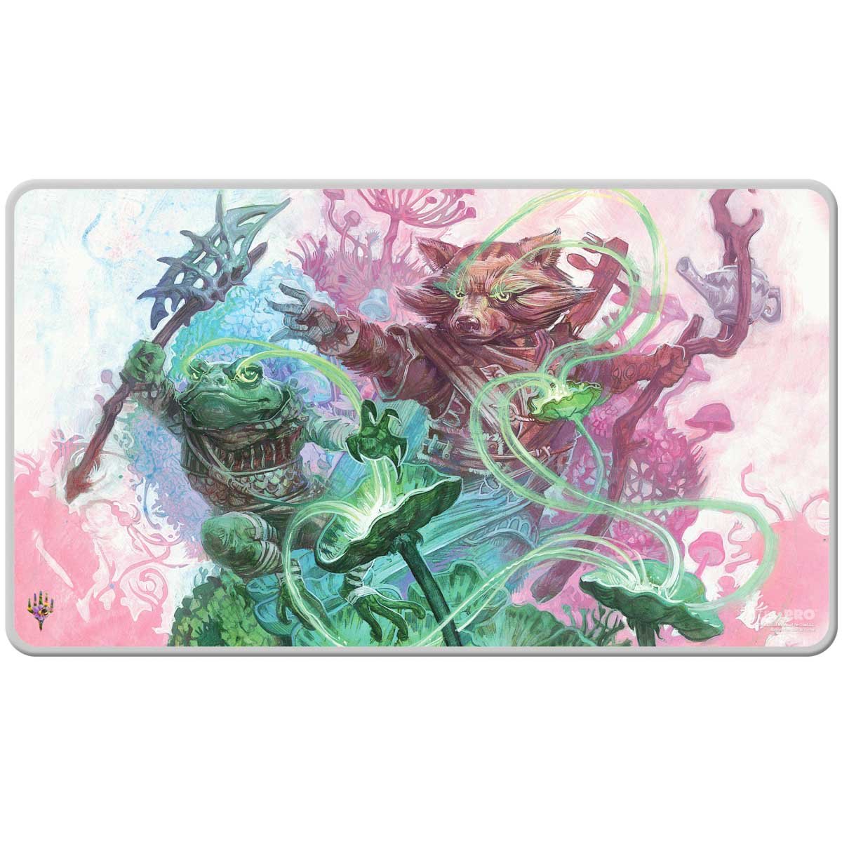Ultra Pro - Magic: The Gathering - Bloomburrow - Tapis de jeu Tuteur Sylvan (60 x 34 cm) - flash vidéo