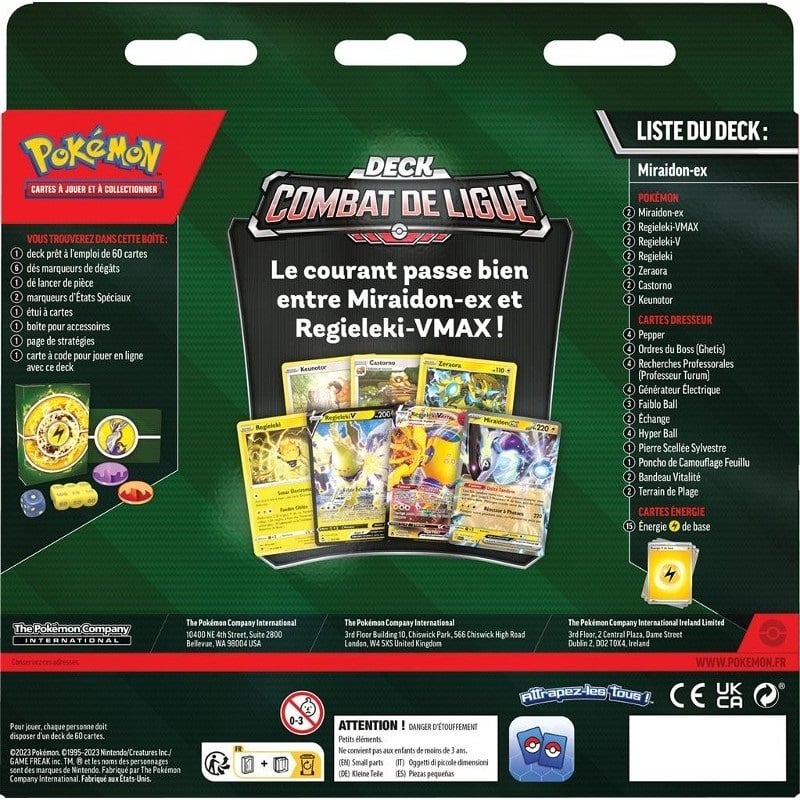 Pokémon JCC : Deck Combat de Ligue Miraidon-ex - flash vidéo
