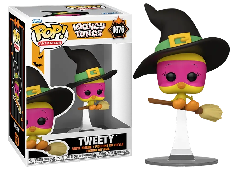Funko Pop! Animation: Looney Tunes Halloween - Tweety (Witch) - flash vidéo