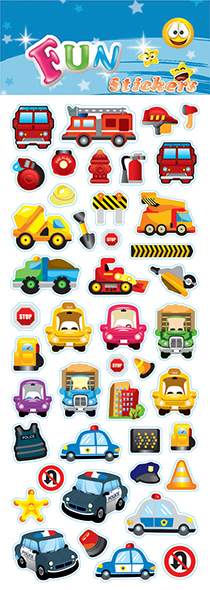 Cars & Transport Stickers - flash vidéo