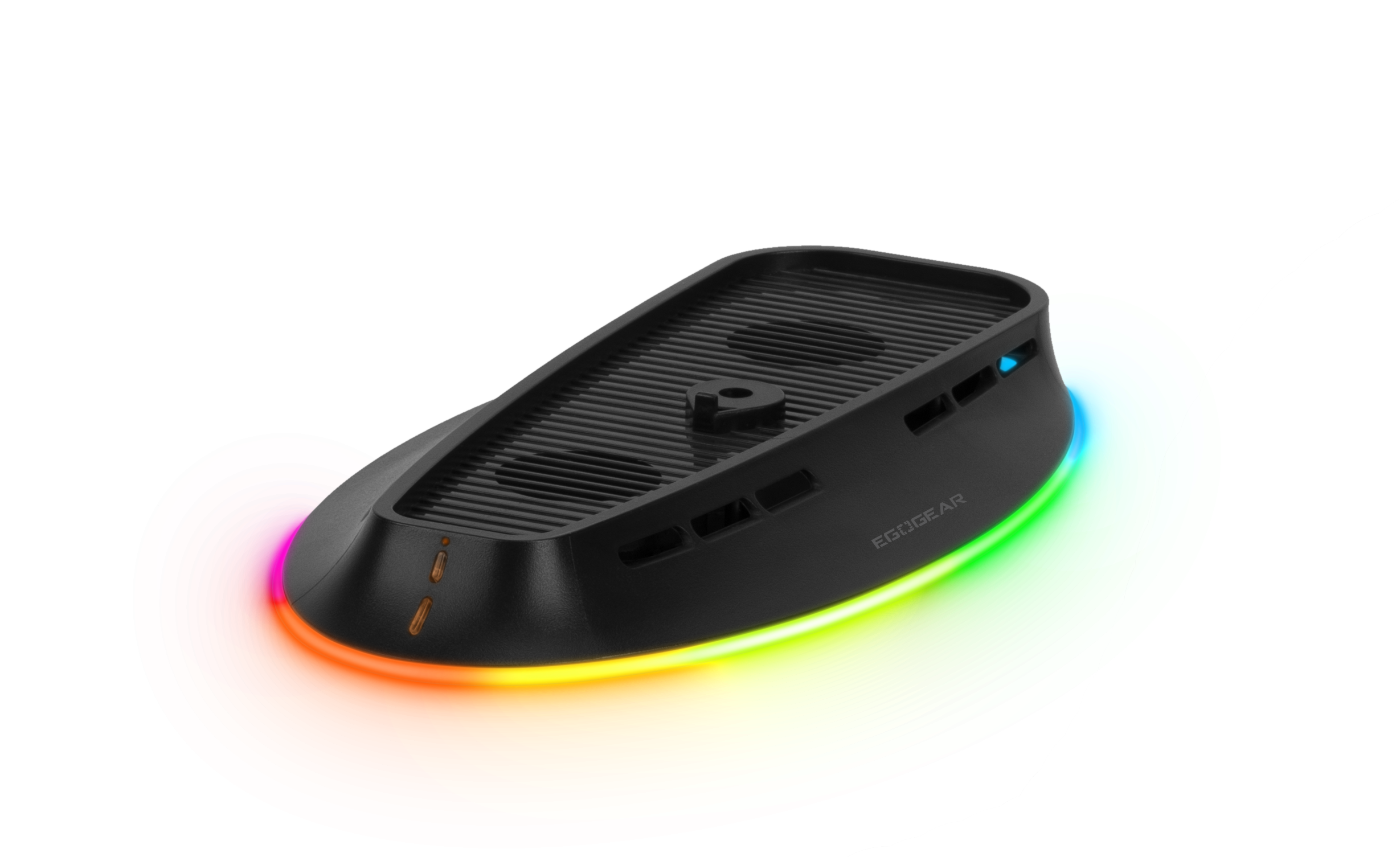 EgoGear - SCH30 - Base de refroidissement RGB LED pour PS5/PS5 SLIM - flash vidéo