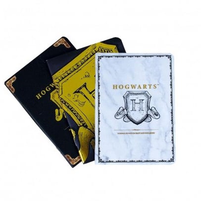 Harry Potter - Lot de 3 Carnets d’écriture A6 Blason de Poudlard - flash vidéo