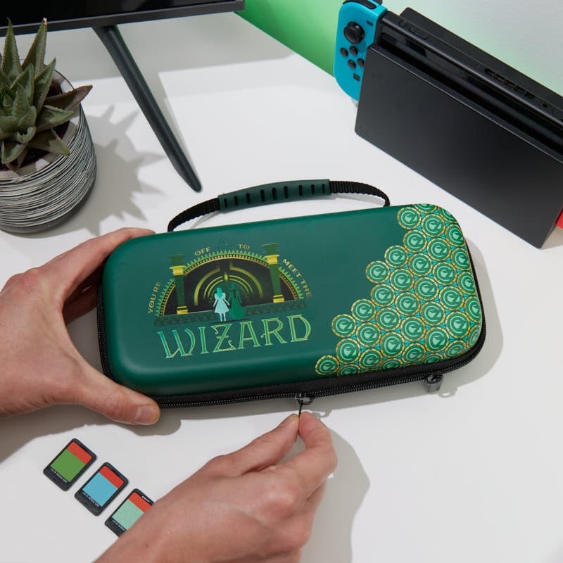 Numskull - Wicked - Housse de transport "Wizard" compatible Nintendo Switch, Switch lite et Switch OLED - flash vidéo
