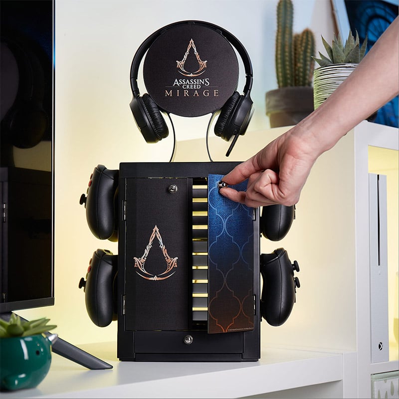 Numskull - Meuble de rangement inspiré d'Assassin's Creed pour gamer - flash vidéo