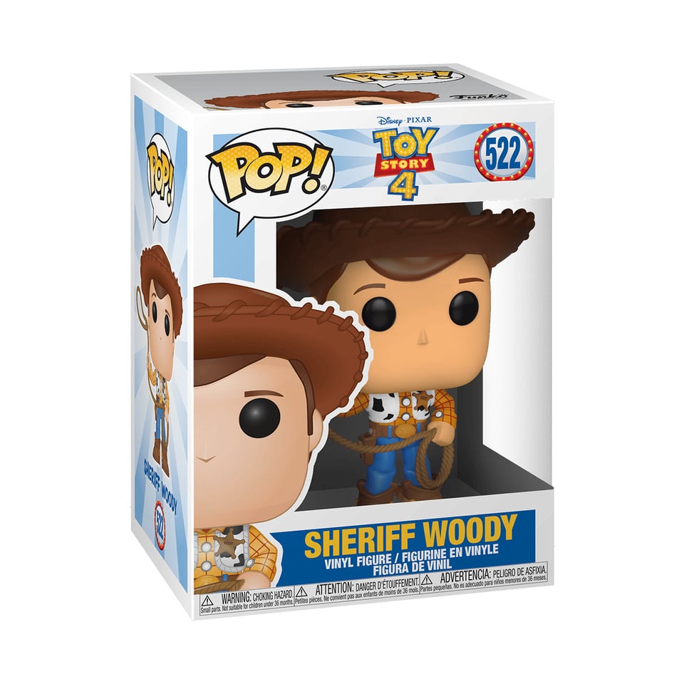 Funko Pop! Disney Toy Story 4 Sheriff Woody ENG Merchandising - flash vidéo