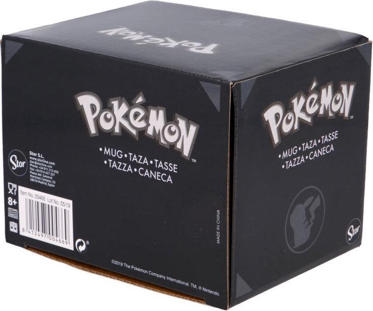 Stor Young Adult - Pokémon - Mug Breakfast Céramique en Boîte Cadeau - Pikachu - 400 ML - flash vidéo