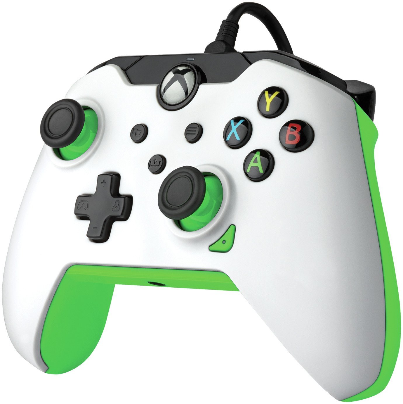PDP - Manette de jeu filaire Neon White pour Xbox Series X|S, Xbox One et Windows 10 - flash vidéo