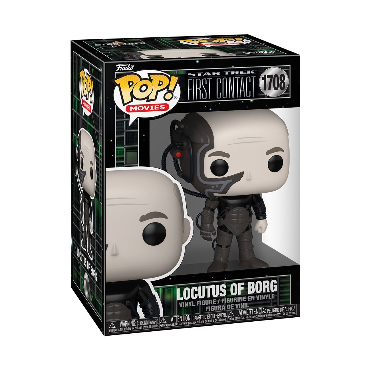 Funko Pop! Movies: Star Trek: First Contact - Picard (Borg) - flash vidéo