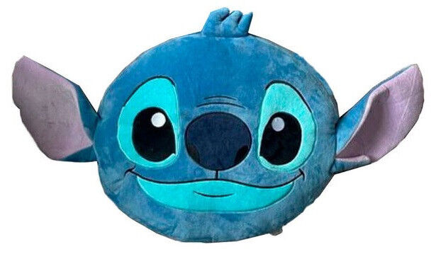 Lilo et Stitch - Coussin en Velboa en forme de Stitch 40cm - flash vidéo