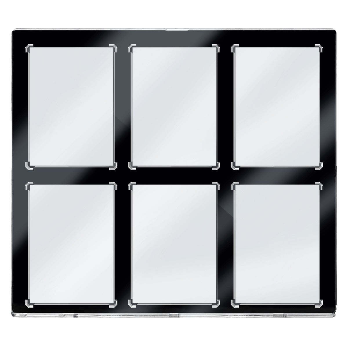 Ultra Pro - Porte-magnétique à 6 cartes avec bordure noire UV ONE-TOUCH - flash vidéo