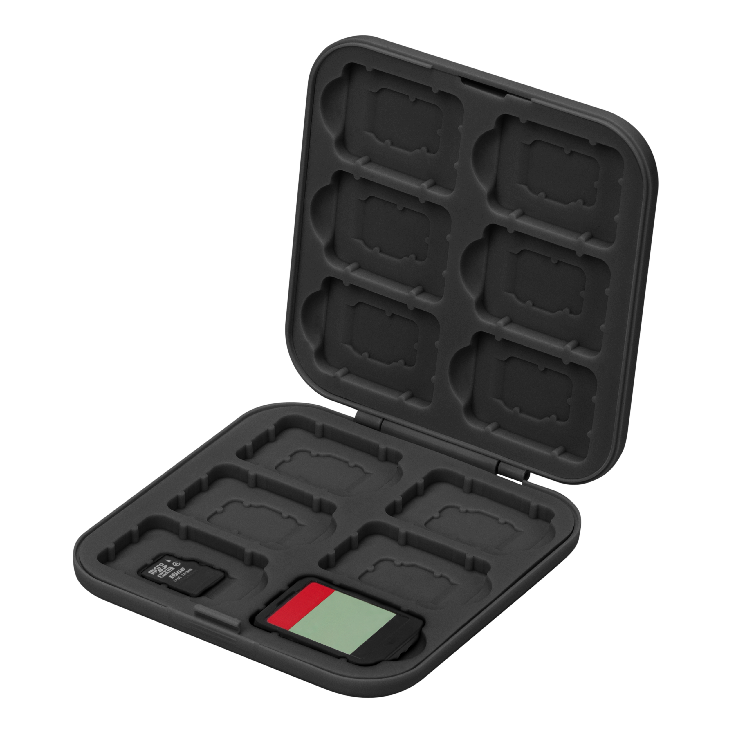 EgoGear - Boîtier de transport de cartouches de jeu et cartes mémoires SPR25 noire pour Nintendo Switch, Switch Lite et Switch OLED - flash vidéo