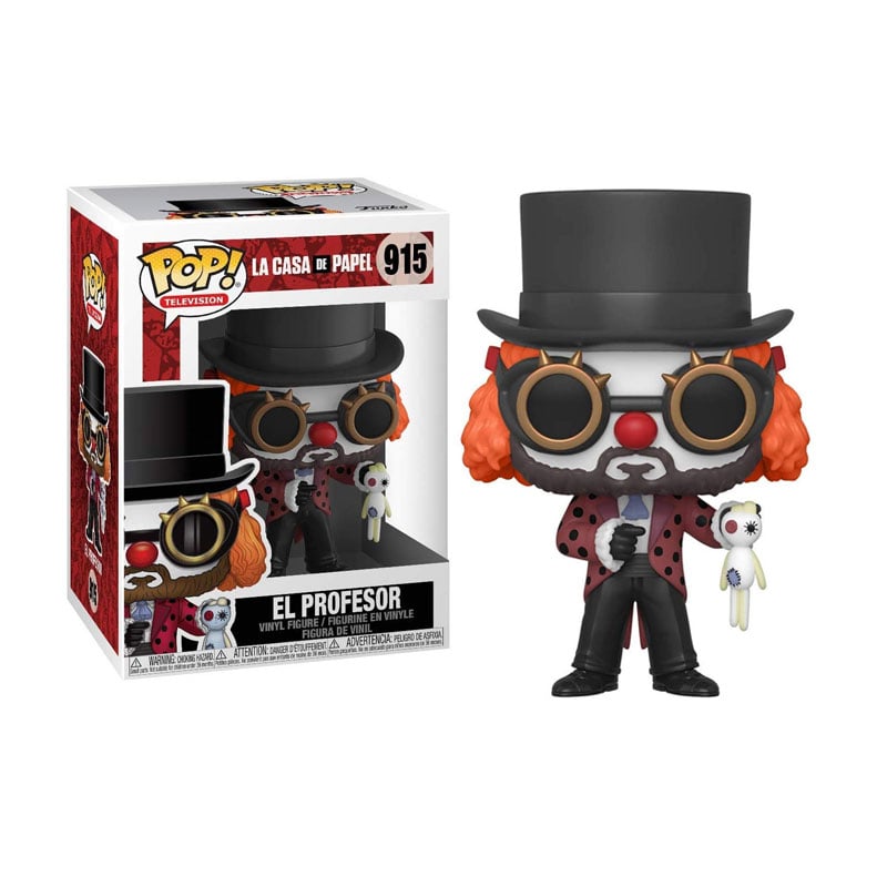 Funko Pop! TV La Casa de Papel S2 Professor O Clown ENG Merchandising - flash vidéo