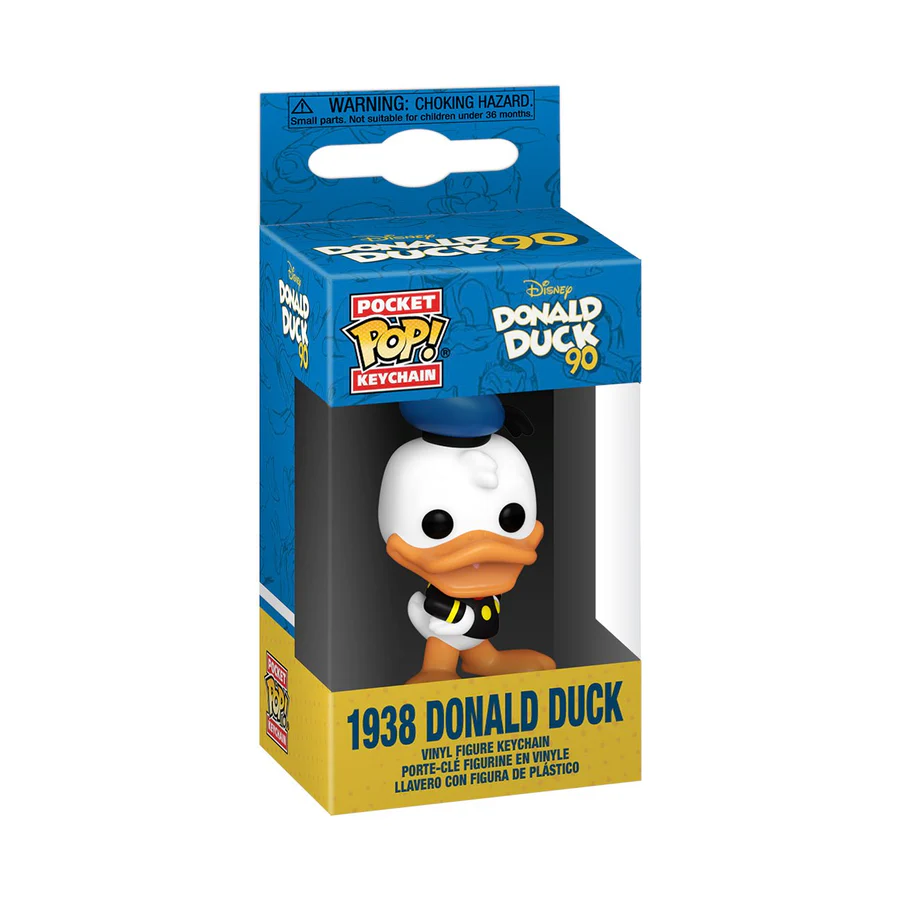 Funko Pocket Pop! Keychain: Donald Duck 90th Anniversary - Donald Duck (1938) - flash vidéo