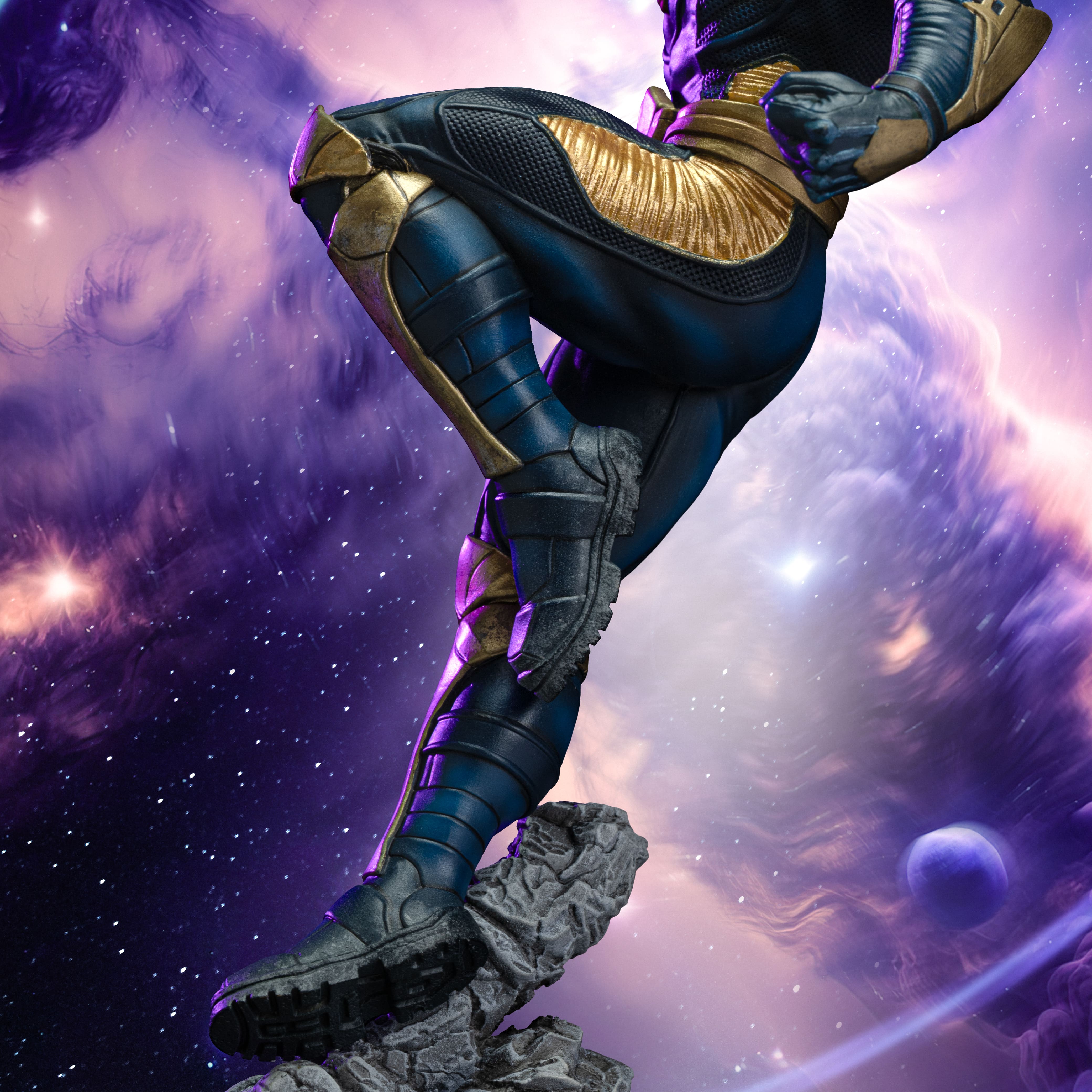 Iron Studios - Deluxe Art Scale 1/10 - Marvel - Nova Statue 41cm - flash vidéo