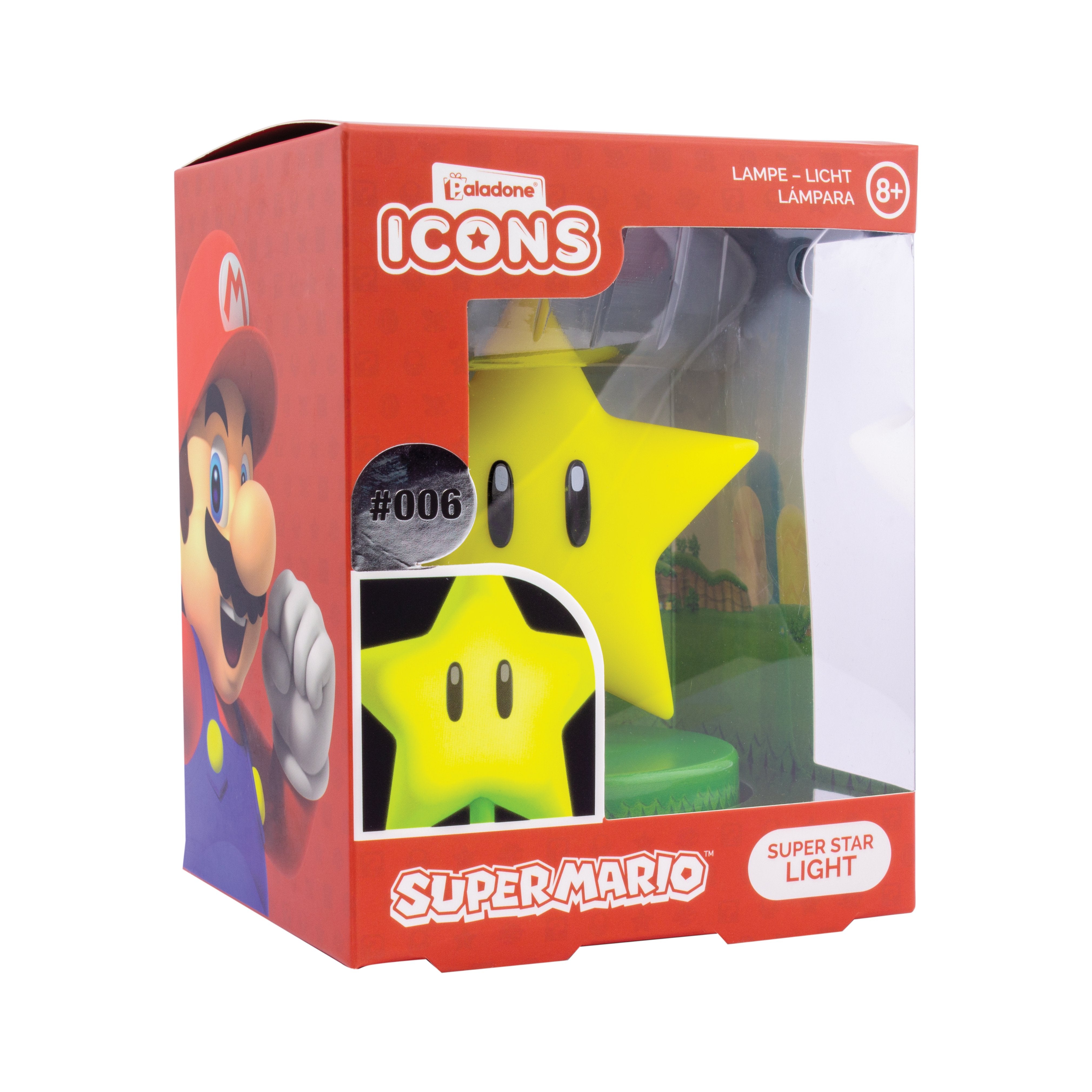 Super Mario Bros. - Lampe Icon Super Étoile V2 - flash vidéo