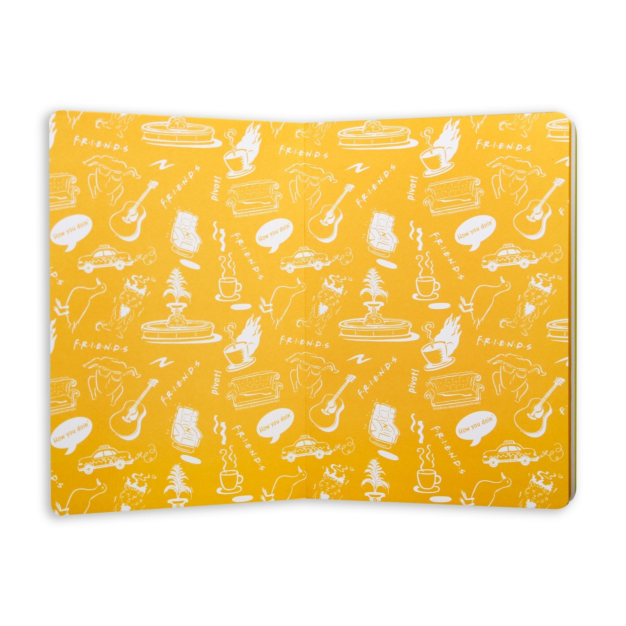 Friends - Carnet de notes A5 flexible "J'aimerais mieux regarder..." - flash vidéo