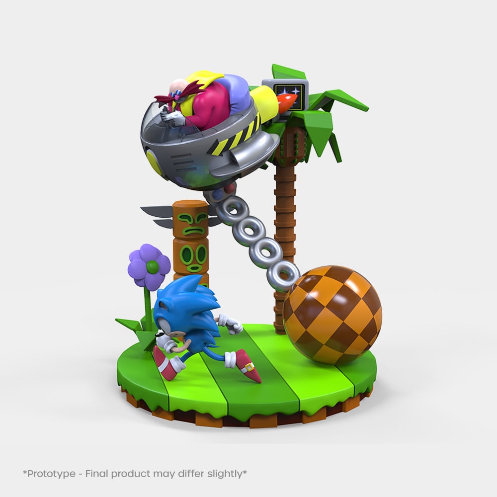 SEGA - Statue officielle du 30e anniversaire de Sonic The Hedgehog - flash vidéo