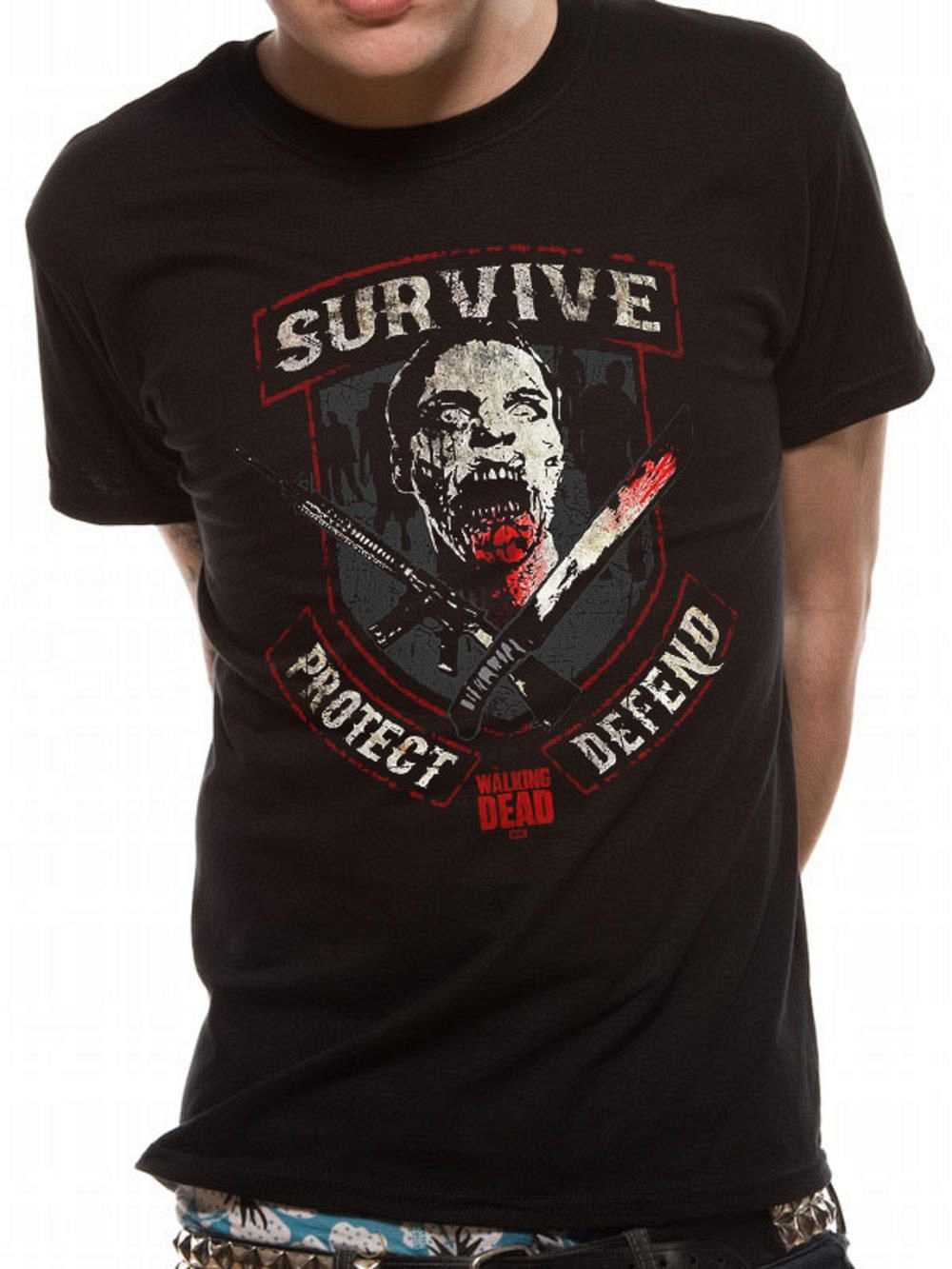 The Walking Dead - Survive T-Shirt - S - flash vidéo