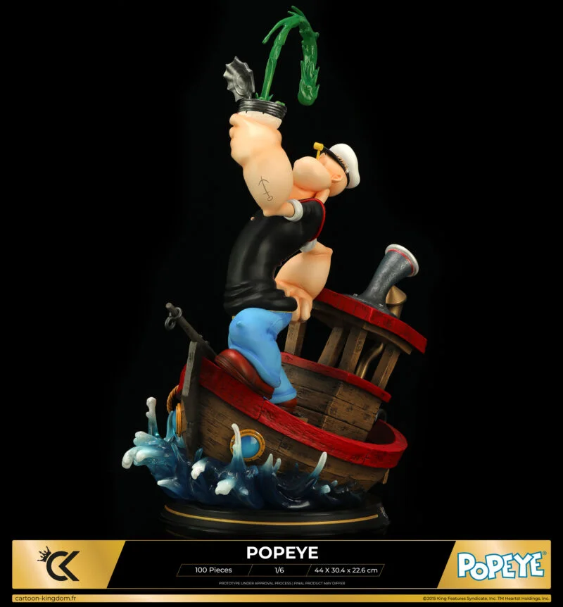 Cartoon Kingdom - 1:6 Statues - Popeye "Olive Version" Statue 44cm - flash vidéo