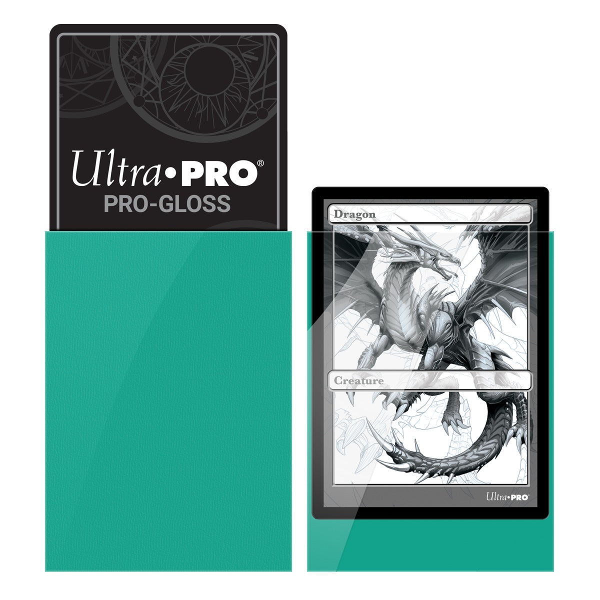 Ultra Pro - PRO-Gloss Sachet de 50 protèges cartes standard Aqua (66 x 91 mm) - flash vidéo