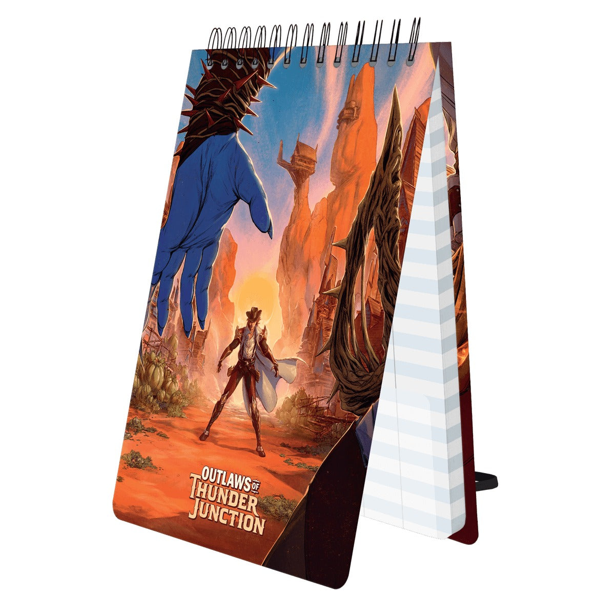Ultra Pro - Magic: The Gathering - Outlaws of Thunder Junction - Cahier à spirale - L'affrontement d'Oko et Kellan - flash vidéo