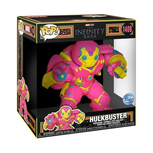 Funko Pop! Jumbo: Iron Man - Hulkbuster (Blacklight) 10" Super Sized Pop! - flash vidéo