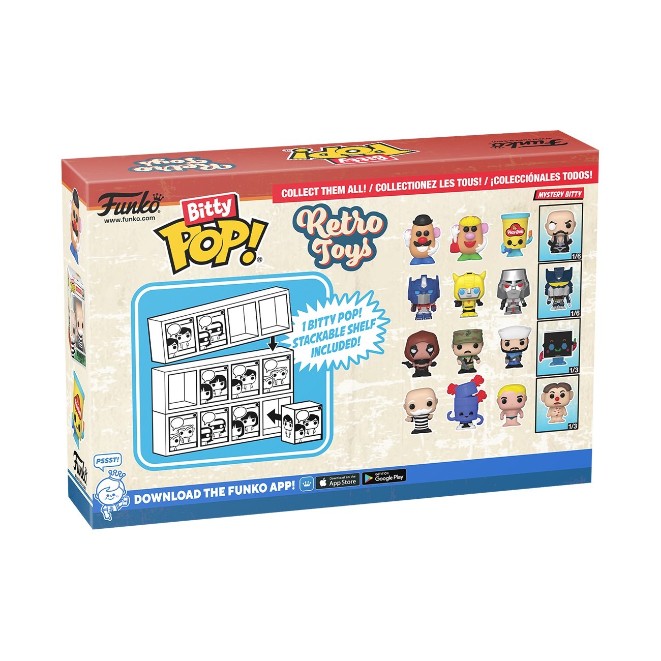 Funko Bitty Pop! 4-Pack: Retro Toys - Transformers - flash vidéo