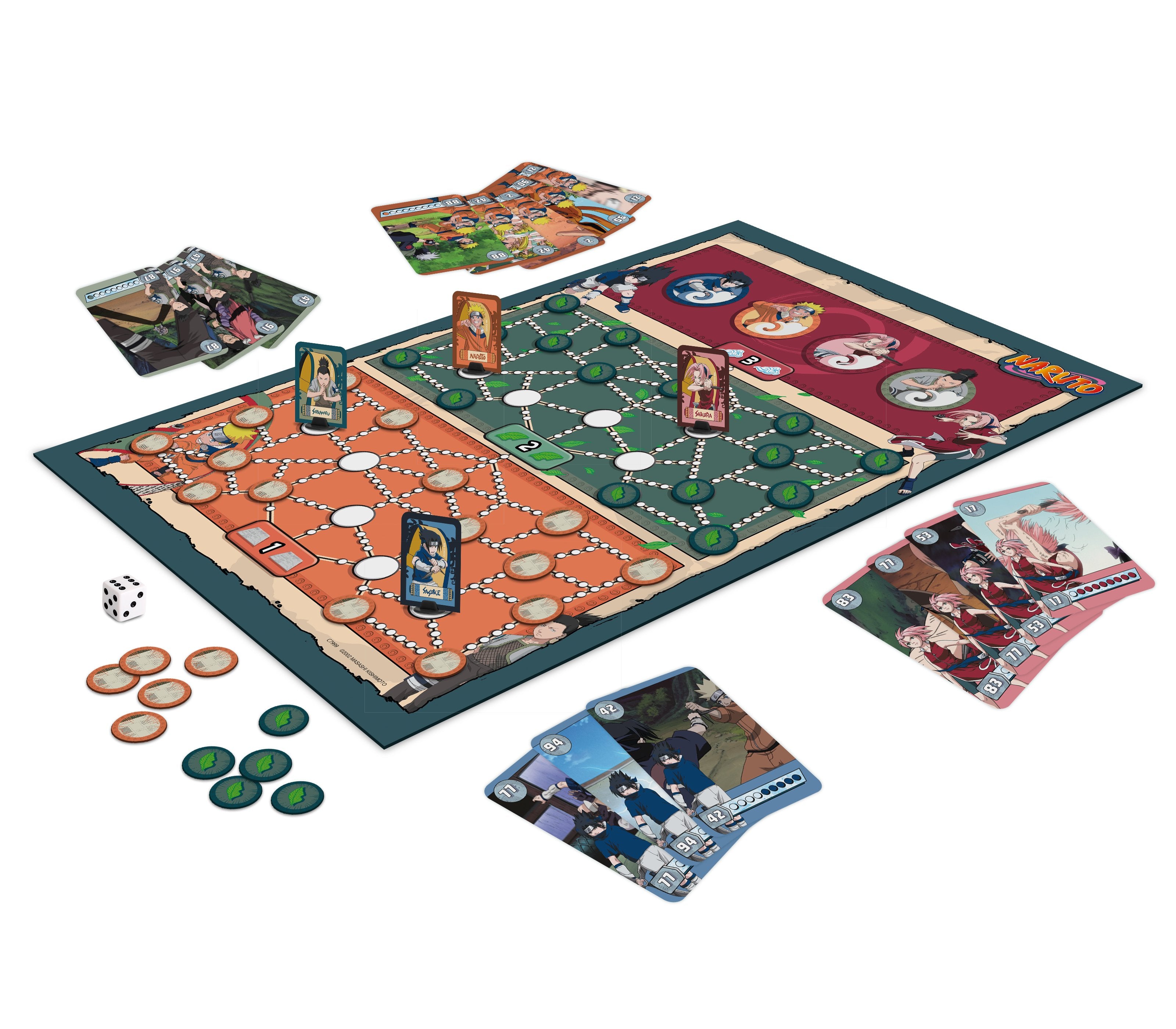 Jeu de plateau Naruto : Le défi des Chunins - flash vidéo