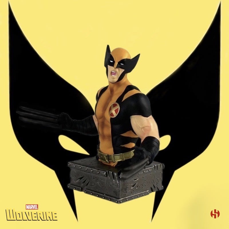 Marvel - Buste de Wolverine 24cm - flash vidéo