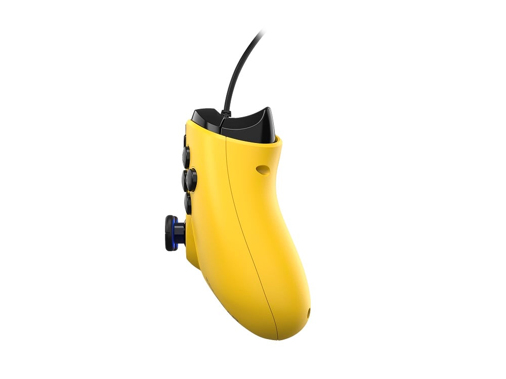 EgoGear - Manette filaire SC10 Jaune avec port audio pour casque pour PS4, PS3 et PC - flash vidéo