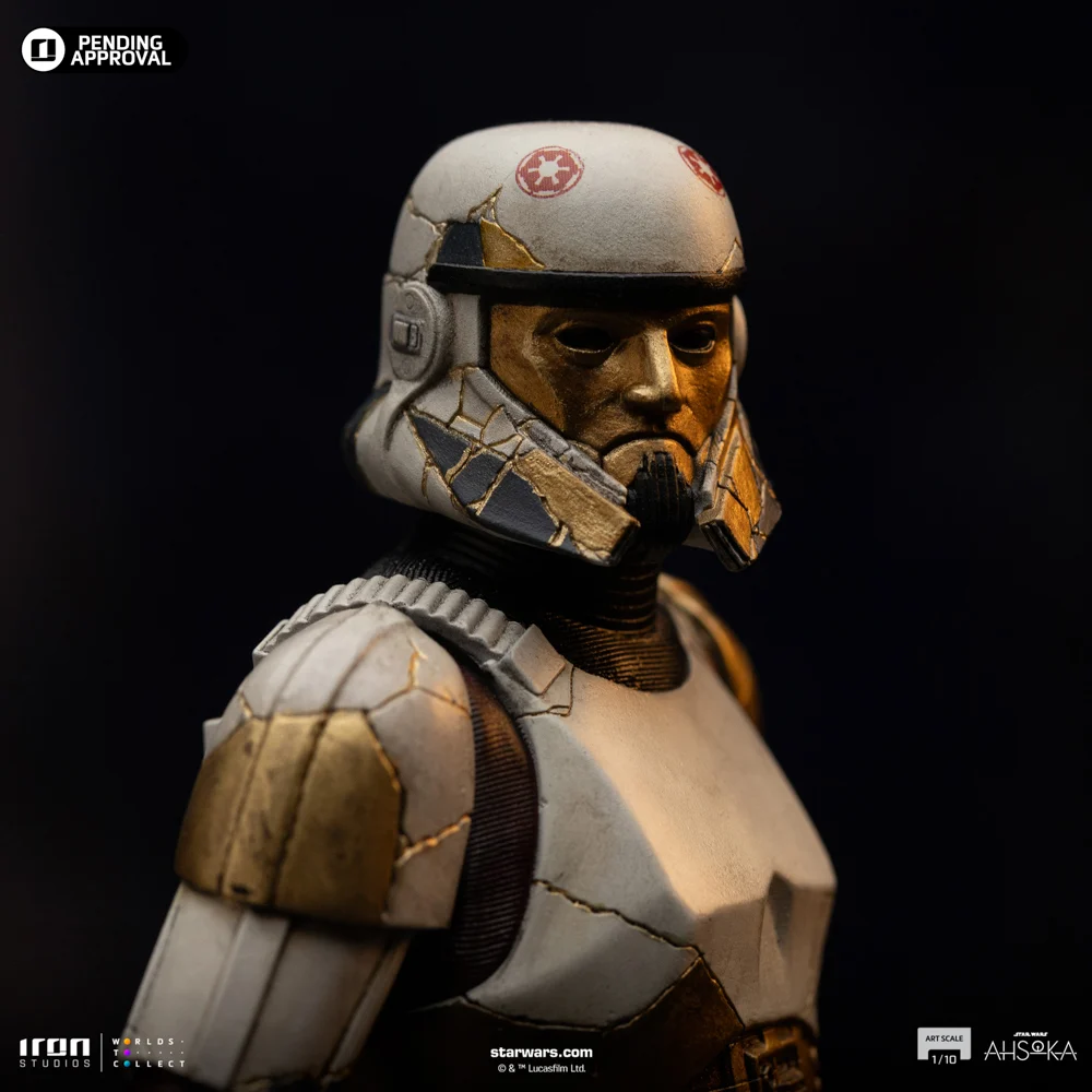 Iron Studios - Art Scale 1/10 - Star Wars : Ahsoka - Captain Enoch Statue 18cm - flash vidéo