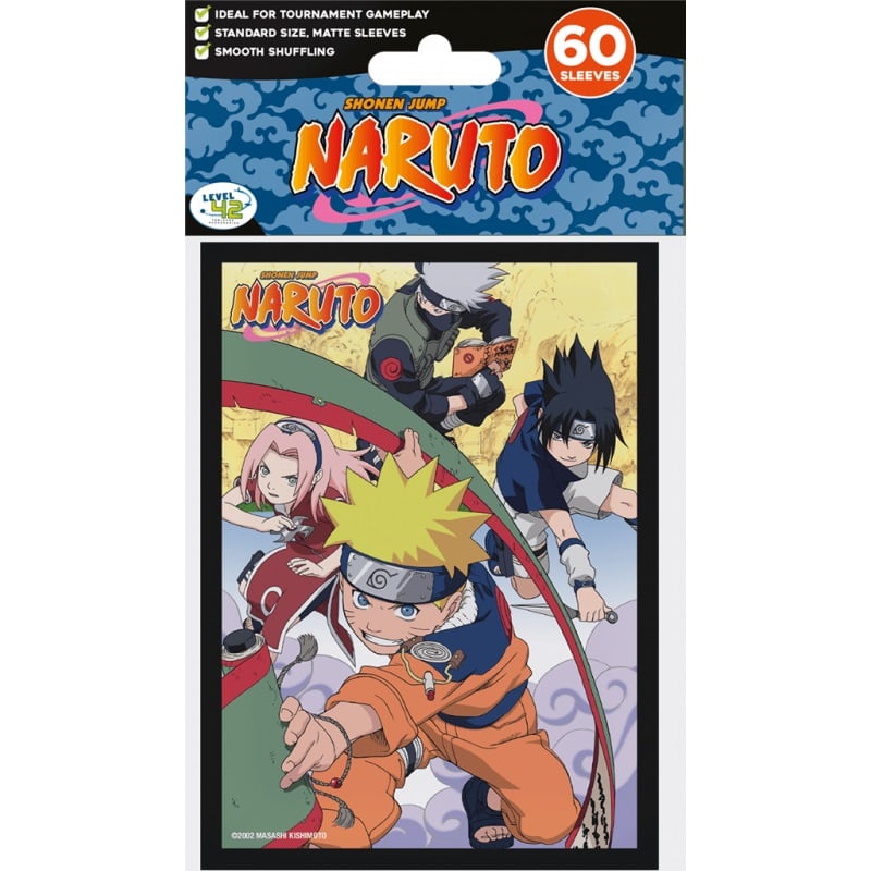 Naruto - Konoha Team - Sachet de 60 protèges cartes standard - flash vidéo