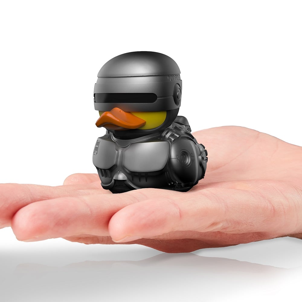 Numskull - Mini TUBBZ Canard de bain - Robocop - Alex Murphy (Édition baignoire) - 8cm - flash vidéo