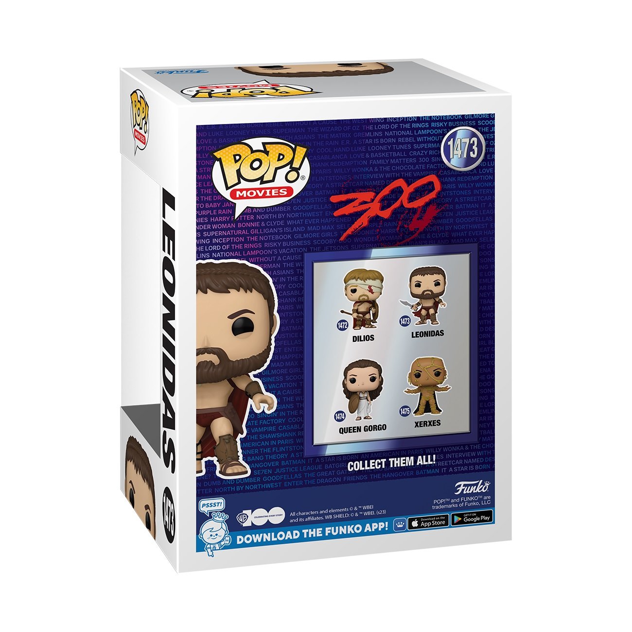 Funko Pop! Movies: 300 - Leonidas (Chance of Special Chase Edition) - flash vidéo