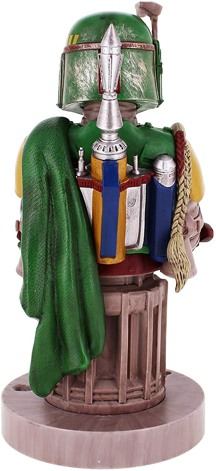 Cable Guys - Star Wars - Boba Fett Support Chargeur pour Téléphone et Manette - flash vidéo