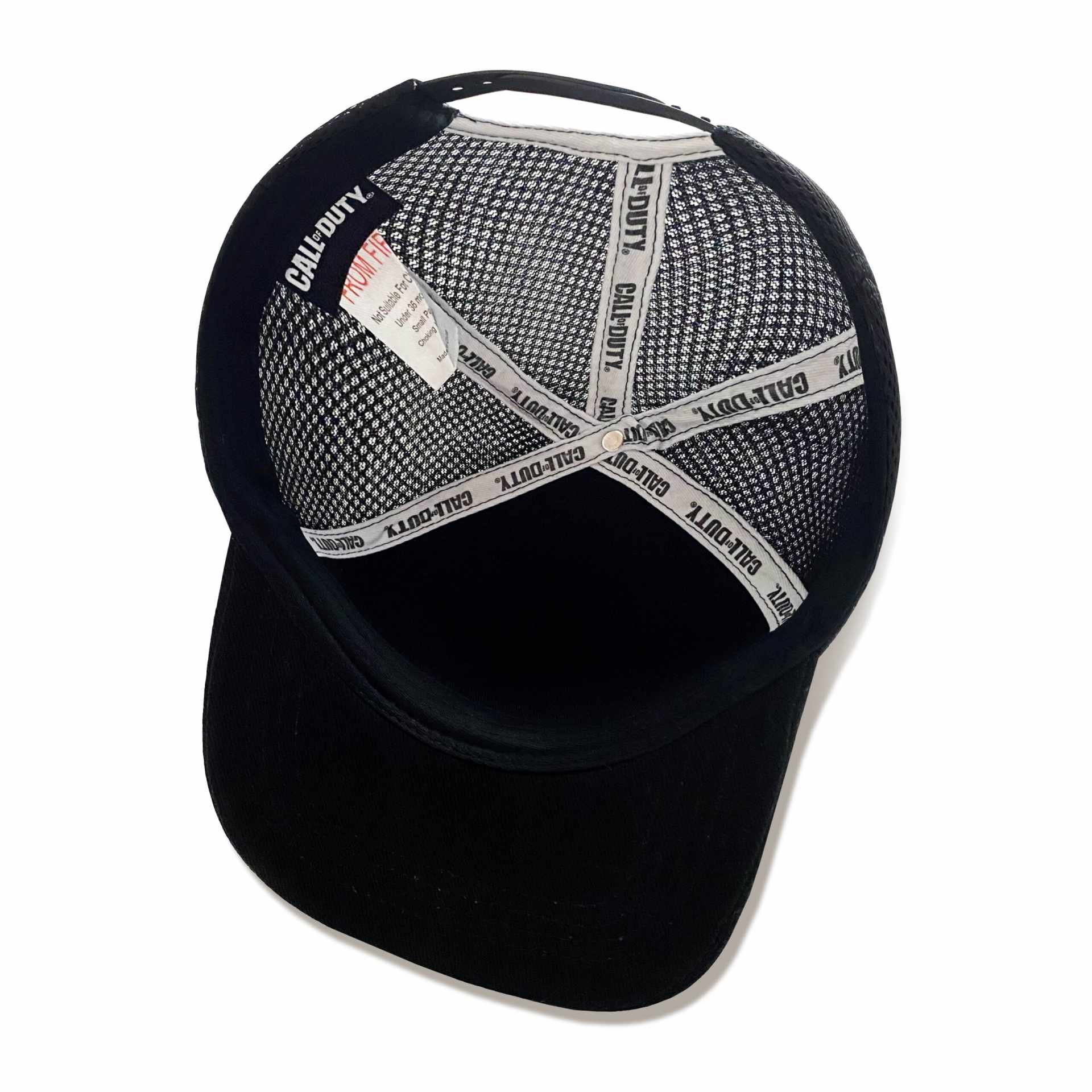 Call of Duty - Casquette Snapback Noire Badge caoutchouc avec logo - flash vidéo