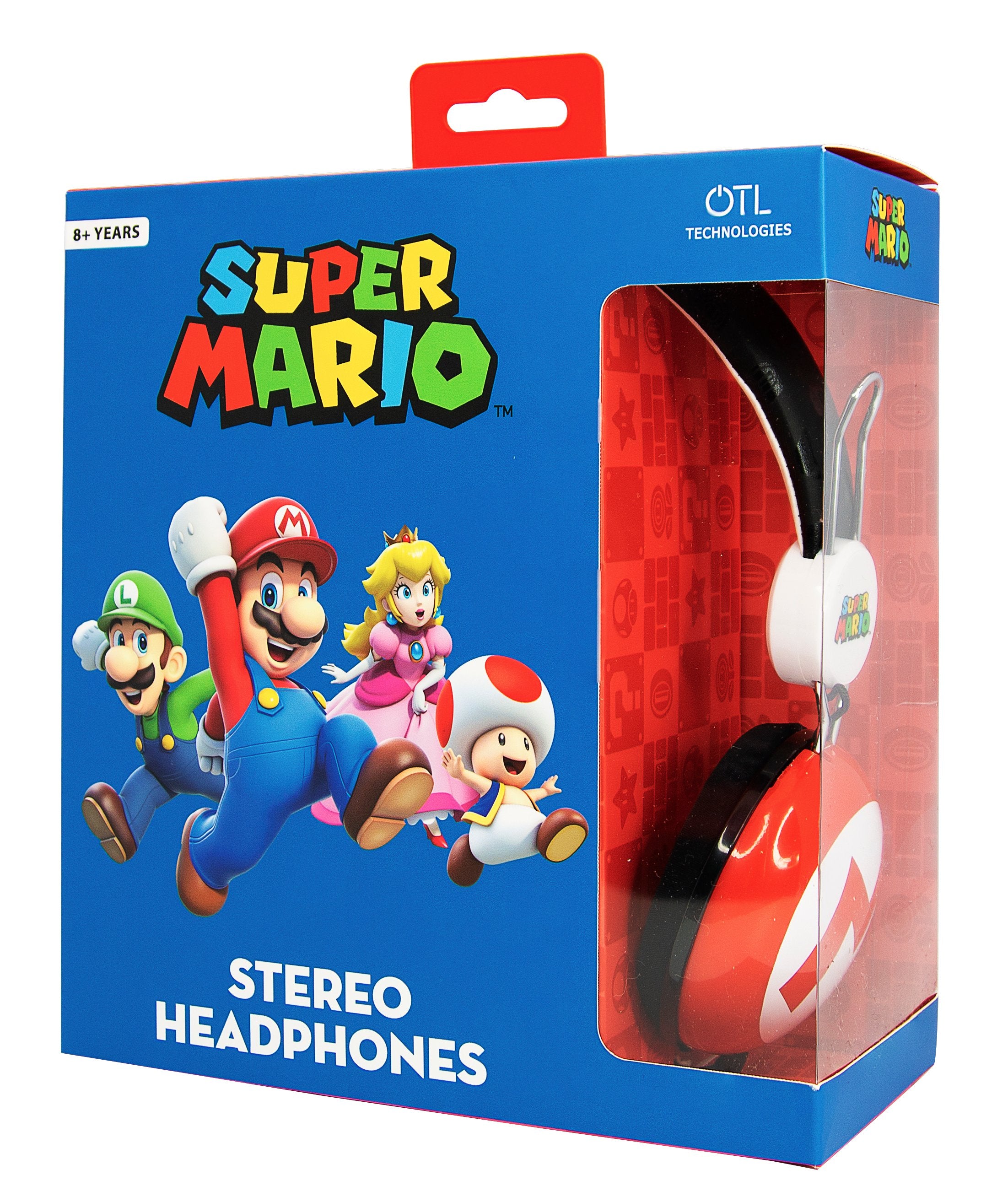 Super Mario - Casque stéréo Emblème pour adolescents - flash vidéo