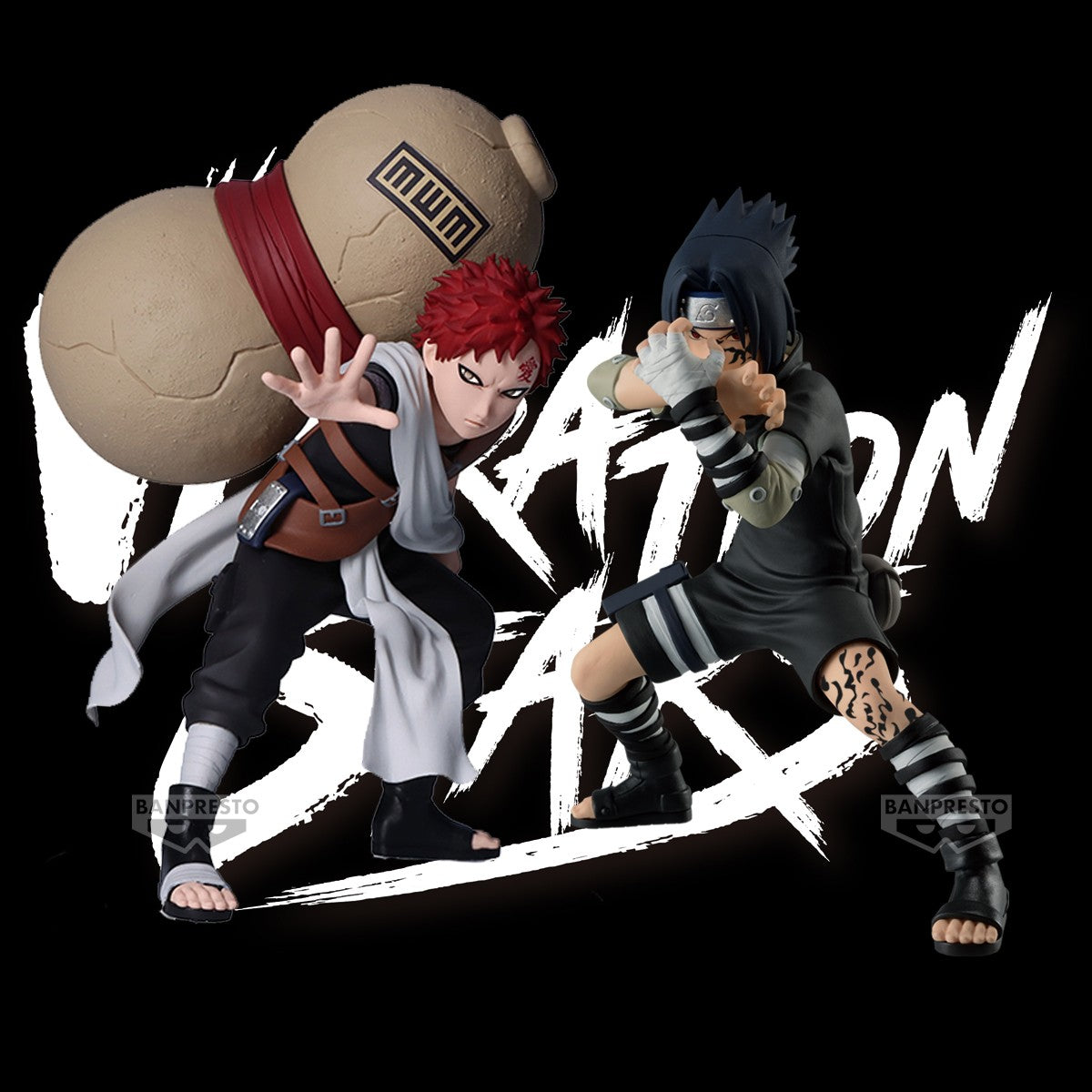 Naruto - Vibration Stars - Gaara Statue 12cm - flash vidéo