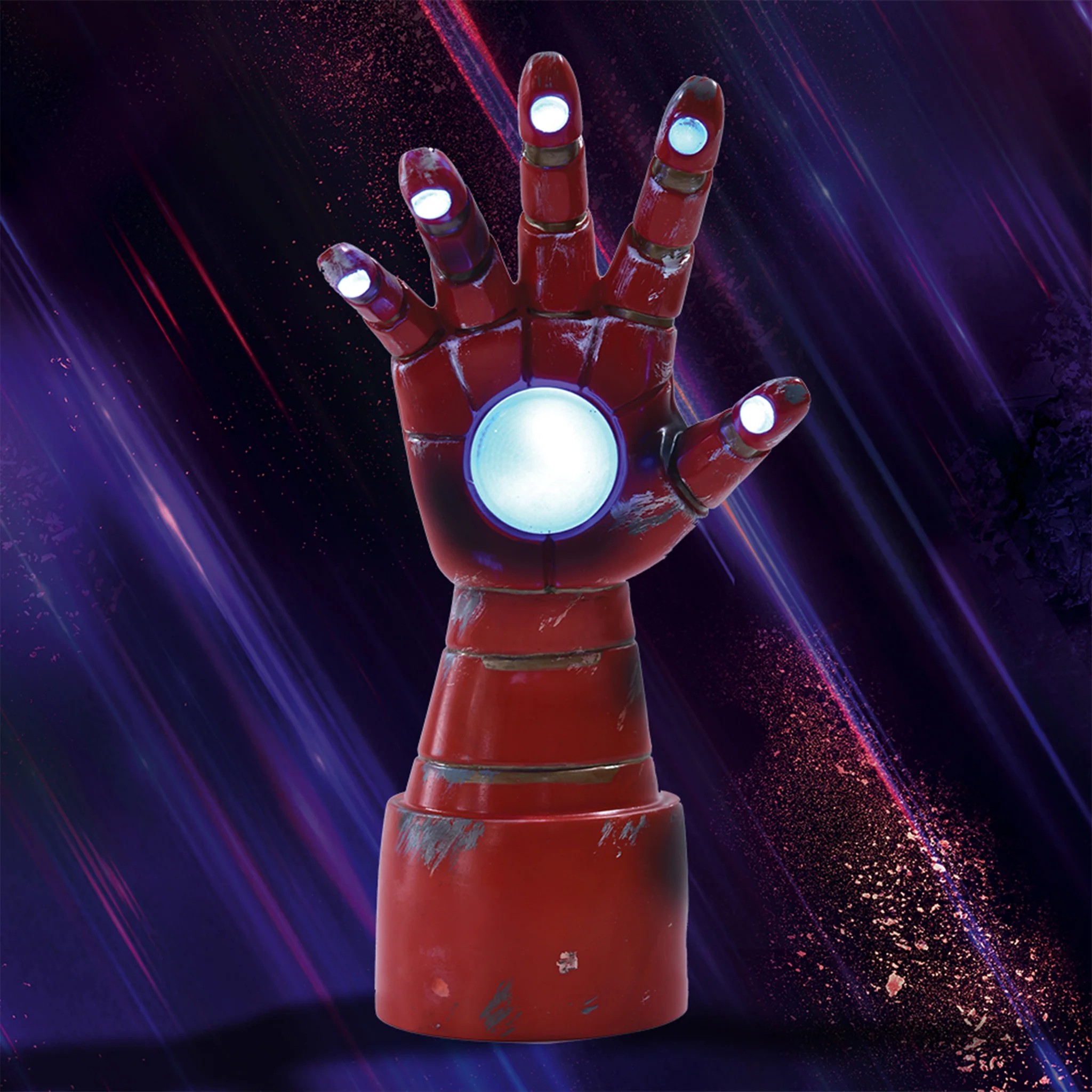UKON!C - Marvel - Lampe de bureau 3D gantlet Iron Man - flash vidéo