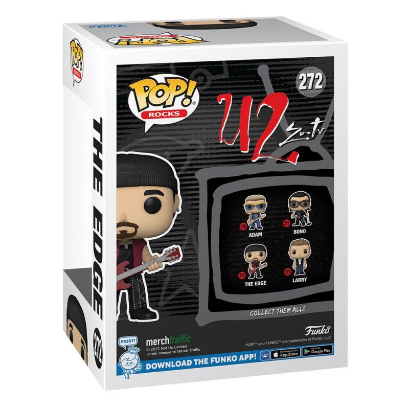 Funko Pop! Rocks: U2: ZooTV - The Edge ENG Merchandising - flash vidéo