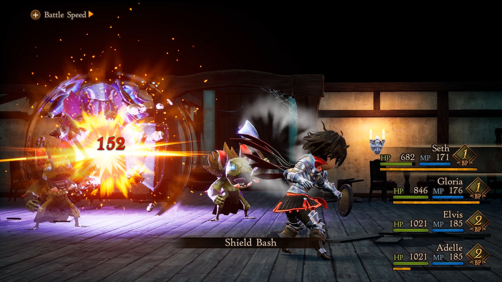 Bravely Default II - flash vidéo