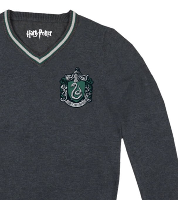 Harry Potter - Pull Anthracite Hommes Serpentard - L - flash vidéo