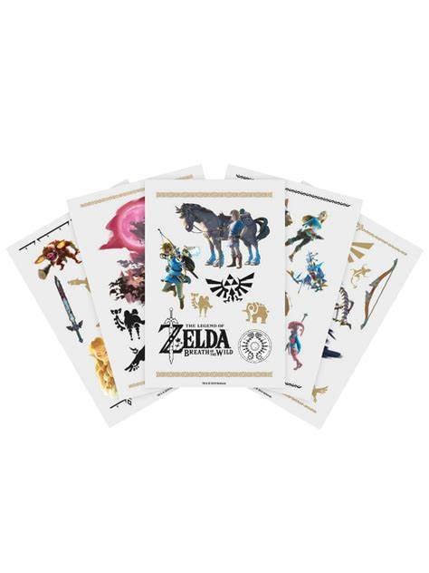 The Legend of Zelda Breath of the Wild - Pack d'Autocollant - flash vidéo