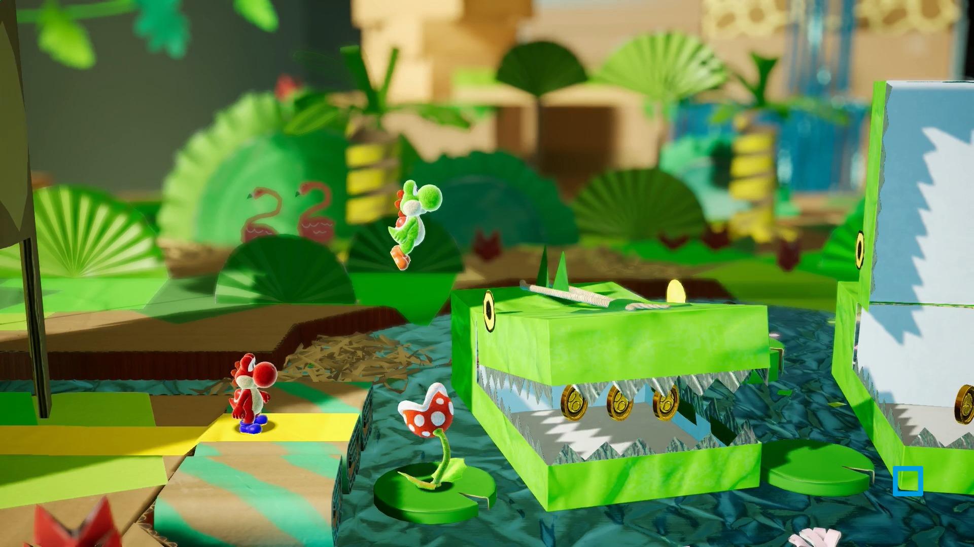 Yoshi's Crafted World - flash vidéo