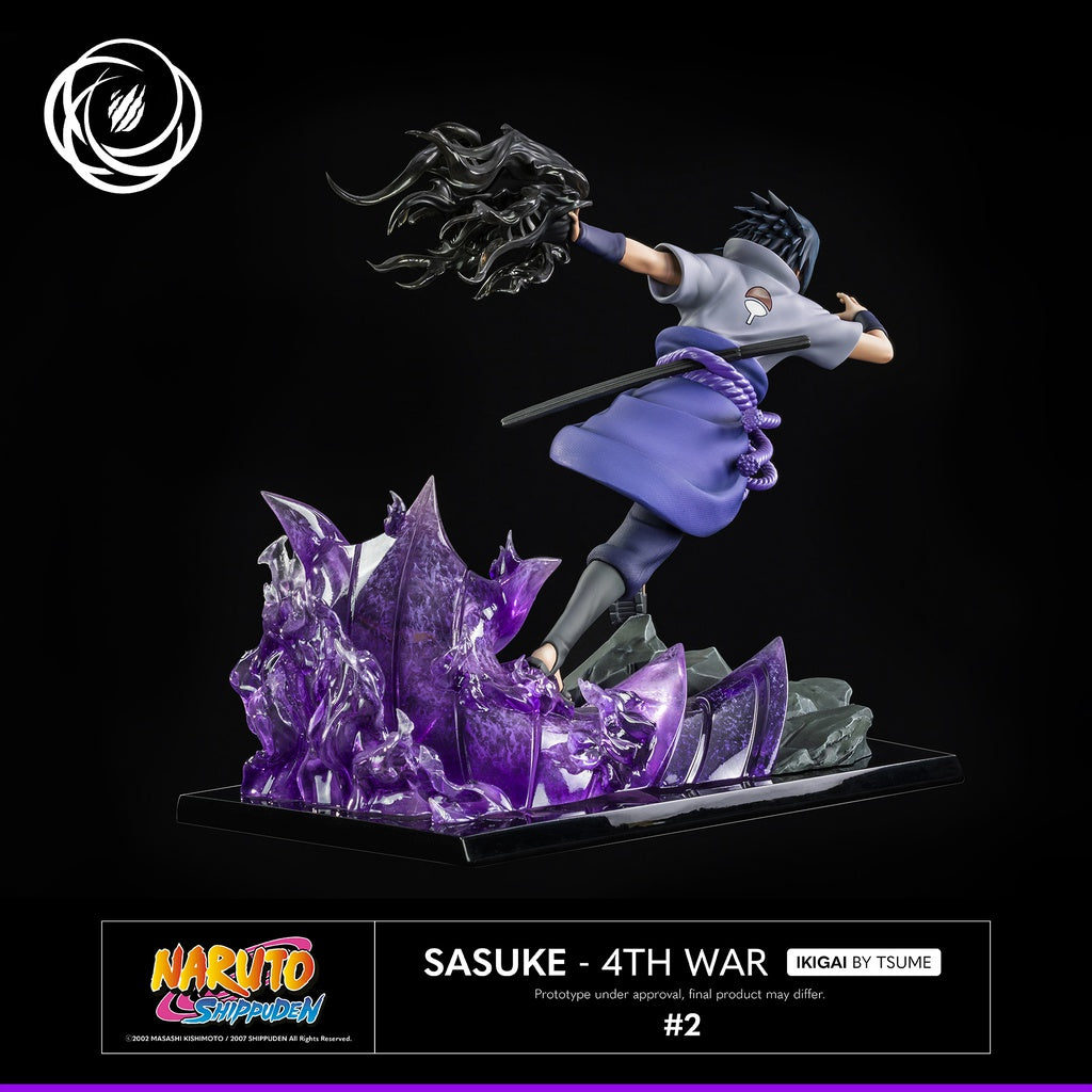 Naruto Shippuden - Statue IKIGAI Sasuke 4th War - flash vidéo