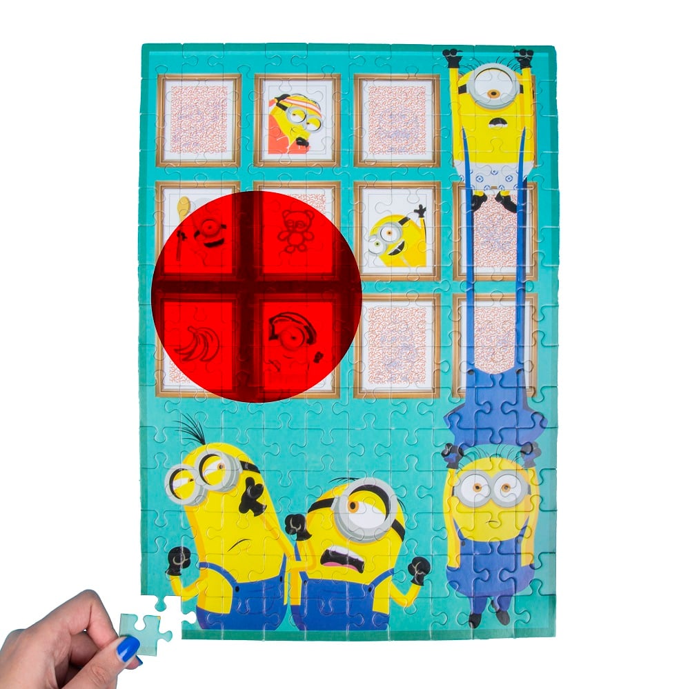 Minions - Puzzle mystère - flash vidéo