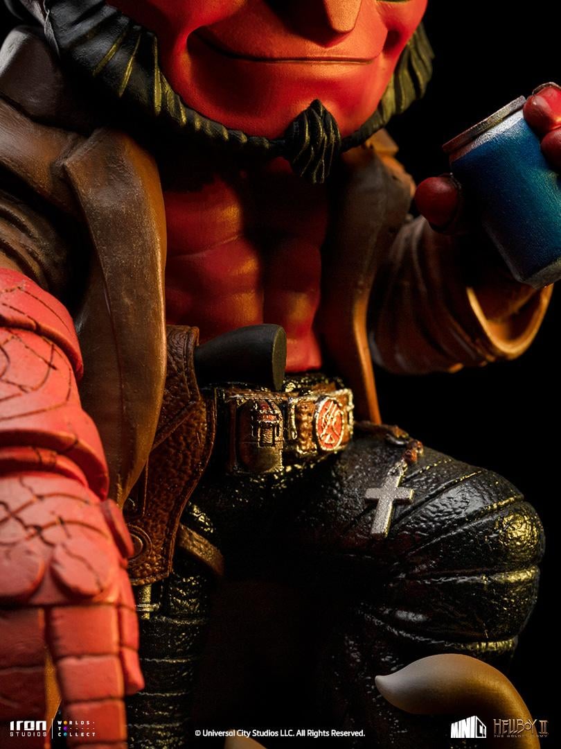 Iron Studios - MiniCo - Hellboy - Hellboy (Movie 2004) Statue 15cm - flash vidéo